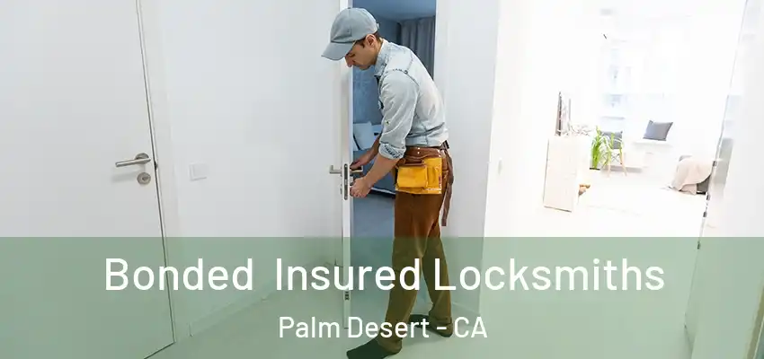  Bonded Insured Locksmiths Palm Desert - CA