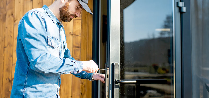 Frameless Glass Storefront Door Locks Replacement in Palm Desert, CA